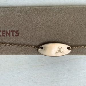New vintage flower gold filled anklet